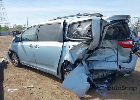 2015 Toyota Sienna Xle Premium 8 Passenger from USA, damaged, VIN 5TDYK3DC3FS609947